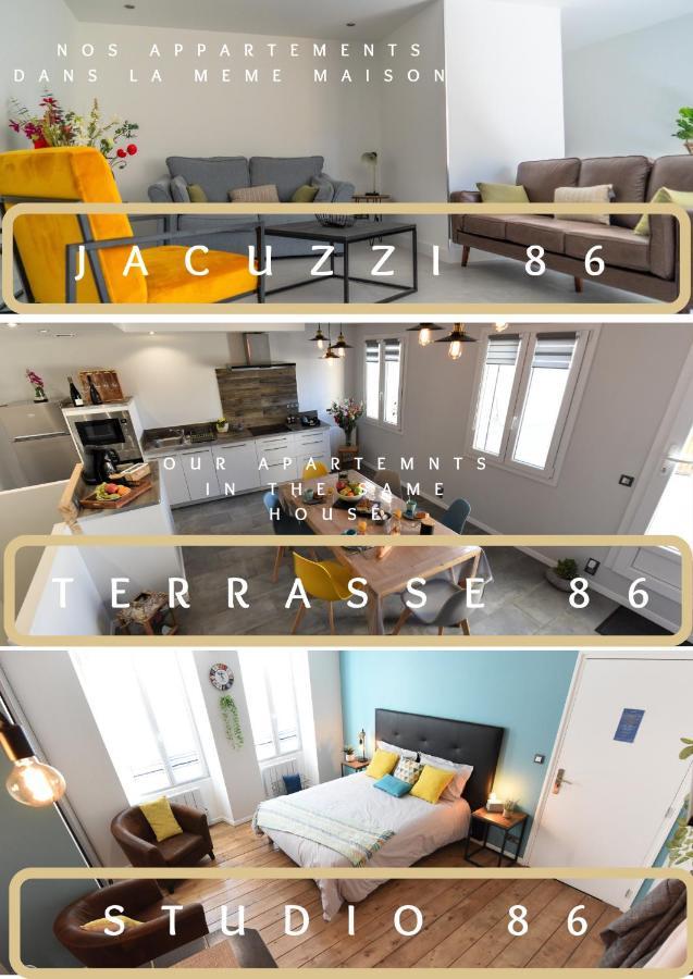 Studio 86 - Climatisation & Proche Centre-Ville- 2 Personnes - Bnb エペルネー エクステリア 写真